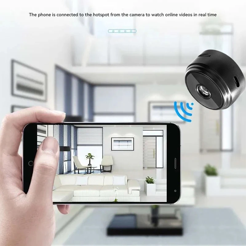 A9 HD Wifi Smart Monitor Surveillance Cameras Sensor Camcorder Web Video Home Safety Wireless Security - Image 8